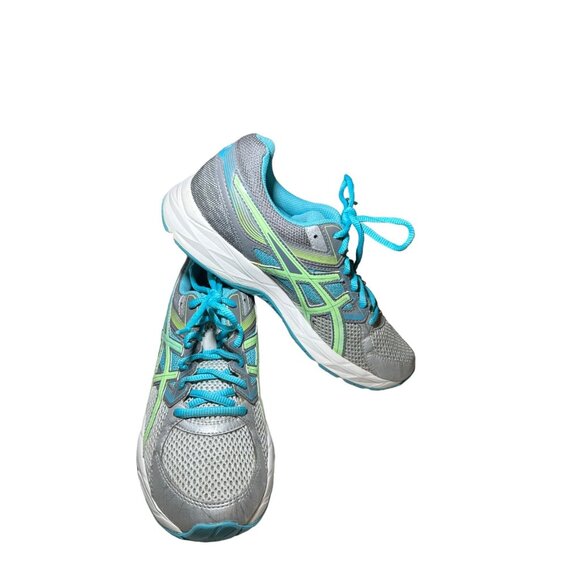 Asics Womens  Size US 9 1/2  T5F9N Lace Up Blue Gray Running Shoes Gel - Picture 9 of 9